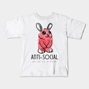 Anti Social |Association Kids T-Shirt